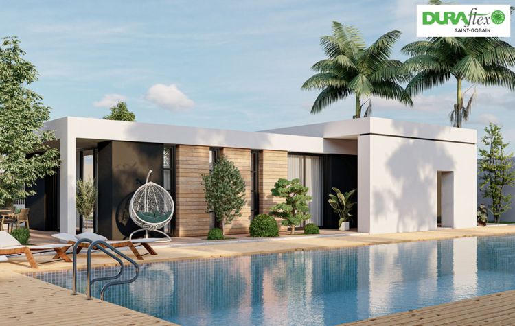 Mẫu biệt thự nhà vườn 1 tầng có hồ bơi hiện đại, đậm chất nghỉ dưỡng 