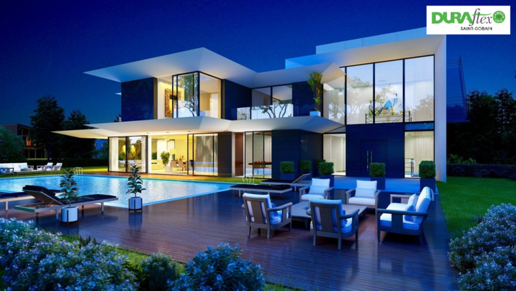 Mẫu biệt thự nhà vườn 2 tầng có hồ bơi đẹp, ấn tượng 