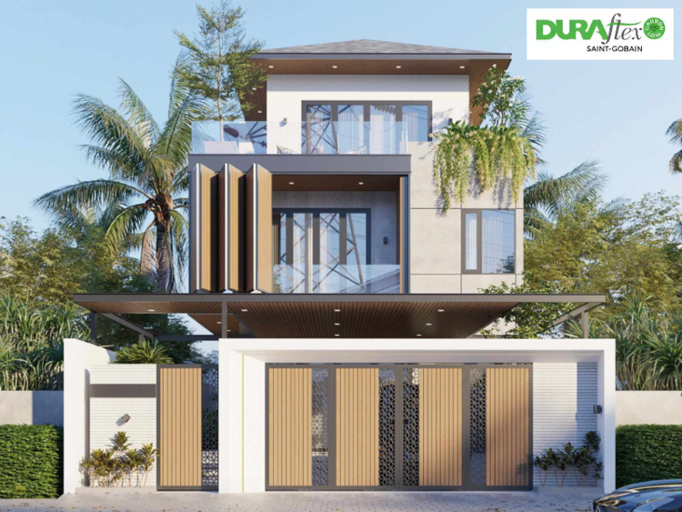 Biệt thự nhà vườn 3 tầng mái Nhật đẹp, xu hướng trong năm 2025