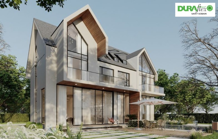 Biệt thự nhà vườn với diện tích 100m2 tiện nghi, hiện đại