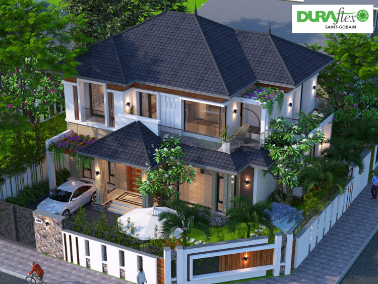 Mẫu biệt thự nhà vườn diện tích 200m2 rộng lớn, sang trọng 