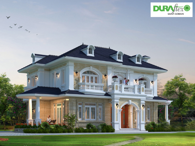 Mẫu biệt thự nhà vườn diện tích 300m2 đẹp và ấn tượng