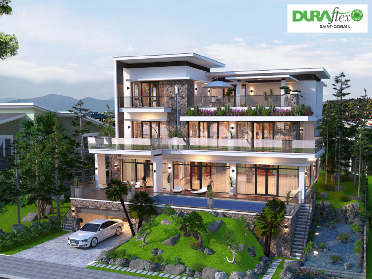 Màu sắc và cách bài trí nội thất biệt thự sân vườn làm nổi bật vẻ đẹp tinh tế