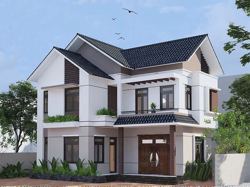 Mẫu nhà 2 tầng 4 phòng ngủ dưới 1 tỷ mái tôn là giải pháp lý tưởng cho những gia đình có ngân sách hạn chế