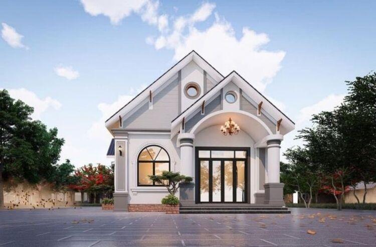 Mẫu nhà cấp 4 3 phòng ngủ 500 triệu mái Thái rộng thoáng với diện tích 100m2