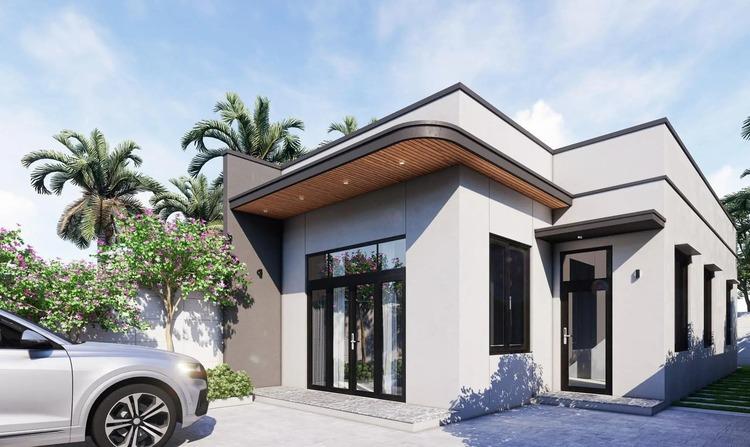 Nhà cấp 4 mái bằng có khả năng thoát nước và cách nhiệt kém