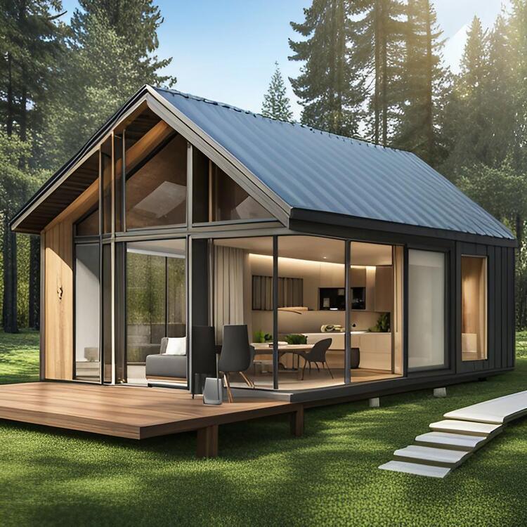 hà lắp ghép là loại nhà được xây từ các vật liệu đã được gia công sẵn sau đó vận chuyển đến công trường để lắp ráp