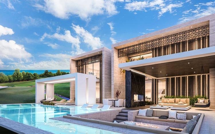 Mẫu nhà lắp ghép 3 phòng ngủ có bể bơi sang chảnh, hiện đại