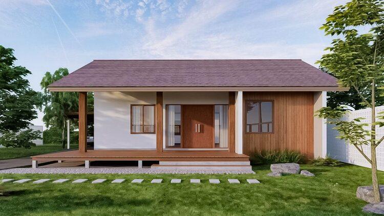 Mẫu nhà lắp ghép 3 phòng ngủ kiểu Nhật phong cách tối giản, tinh tế