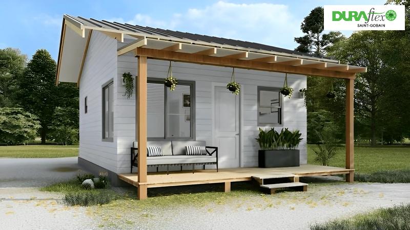 Mẫu nhà lắp ghép di động 100 triệu đẹp, phù hợp cho 1-2 người ở 