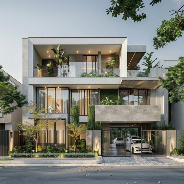 Thiết kế biệt thự 3 tầng mang đến không gian sống sang trọng, rộng rãi và thoải mái