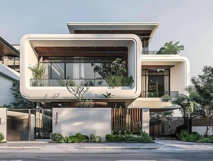 Mặt tiền biệt thự là yếu tố quan trọng trong việc tạo ấn tượng đầu tiên