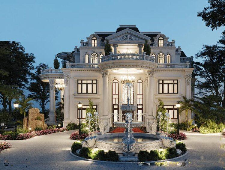 Thiết kế iệt thự cổ điển toát lên vẻ đẹp sang trọng và quý phái 