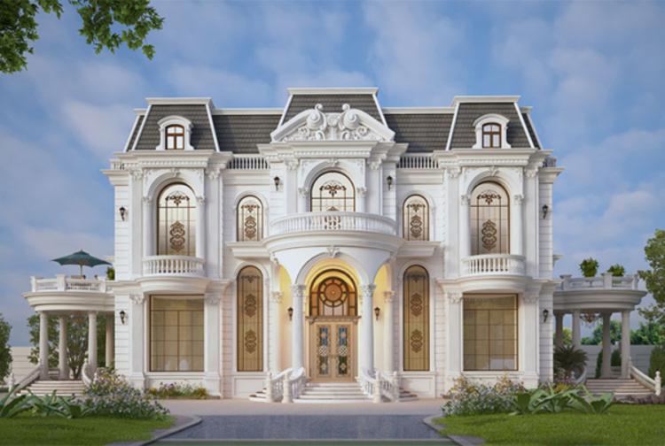 Thiết kế biệt thự tân cổ điển đẳng cấp, thu hút mọi ánh nhìn