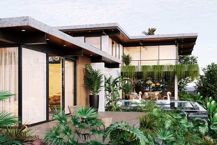 Thiết kế biệt thự phong cách Nhiệt đới với không gian xanh mát quanh năm