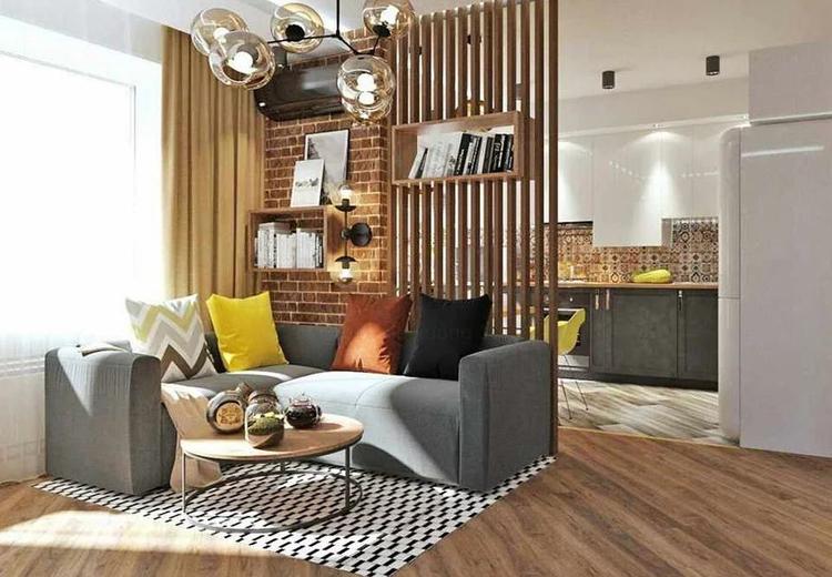 Vách ngăn phòng khách và bếp cần được thiết kế chắc chắn, có khả năng chịu lực cao