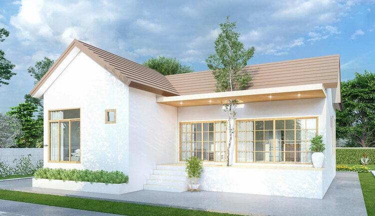 Xây nhà 500 triệu ở nông thôn đẹp, chuẩn phong thuỷ 