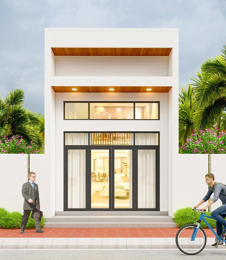 Mẫu nhà gác lửng 5x15 giá 150 triệu thiết kế đơn giản, tinh tế 