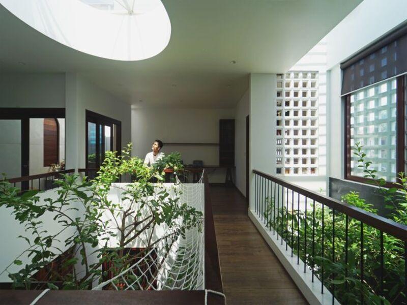 Thi công xây giếng trời để chống nóng nhà ở một cách lâu dài