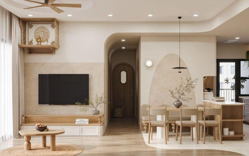 Lựa chọn vật liệu và màu sắc hợp lý cũng là biện pháp chống nóng đơn giản mà hiệu quả cho ngôi nhà