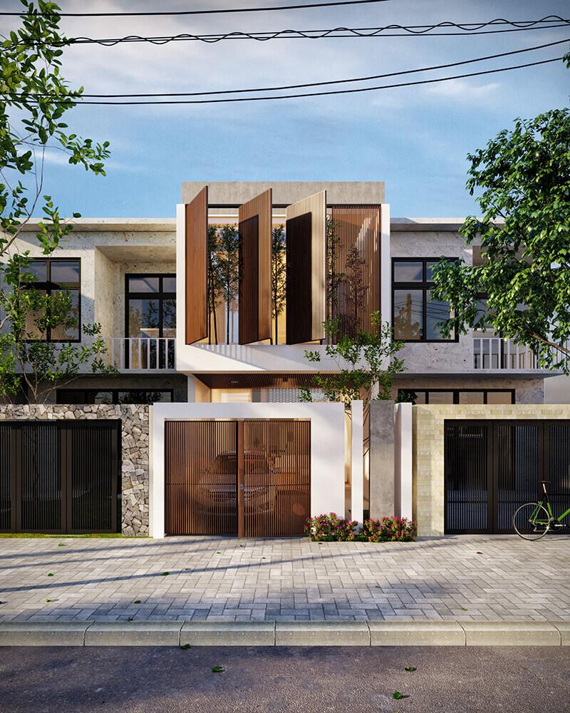 Mẫu nhà 1 trệt 1 lầu 5x15 phong cách thiết kế đơn giản sẽ có chi phí xây dựng hợp lý hơn