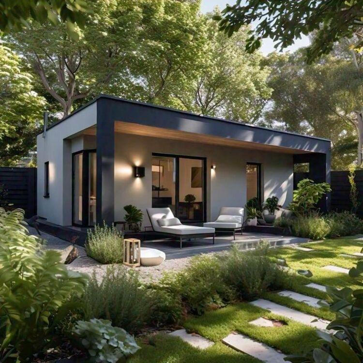 Mẫu nhà lắp ghép 150 triệu hài hòa với thiên nhiên