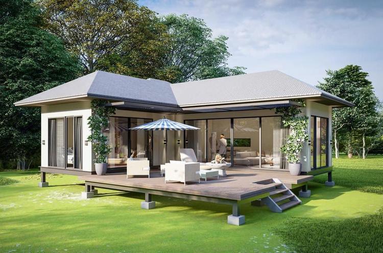 Mẫu nhà lắp ghép 150 triệu 3 phòng ngủ phù hợp với những gia đình đông thành viên