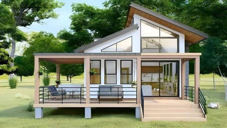 Mẫu nhà lắp ghép 150 triệu có không gian làm việc riêng đang thu hút sự quan tâm của rất nhiều gia chủ