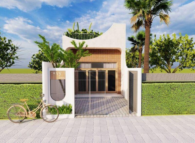 Mẫu thiết kế nhà ống 1 tầng 2 phòng ngủ 5x20 độc đáo, được rất nhiều gia chủ lựa chọn