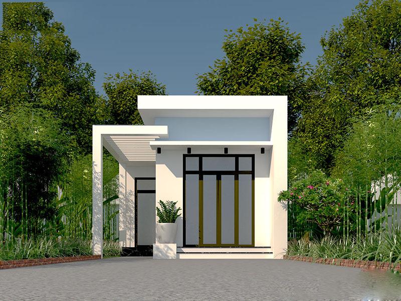 Mẫu nhà ống 1 tầng đẹp 5x20 giá 300 triệu sang trọng và đầy đủ công năng