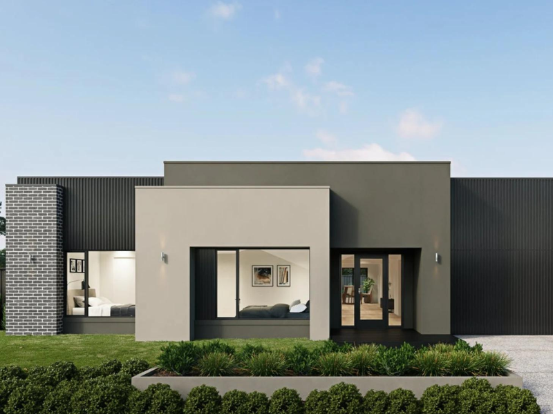 Mẫu nhà ống 1 tầng nông thôn 100m2 rộng rãi, đầy đủ tiện nghi