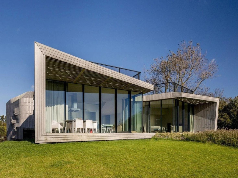 Thiết kế mẫu nhà ống 1 tầng nông thôn với không gian mở, hài hòa với thiên nhiên