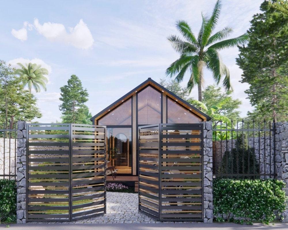 Mẫu nhà tiền chế nông thôn đơn giản, giá rẻ, đẹp nhất hiện nay