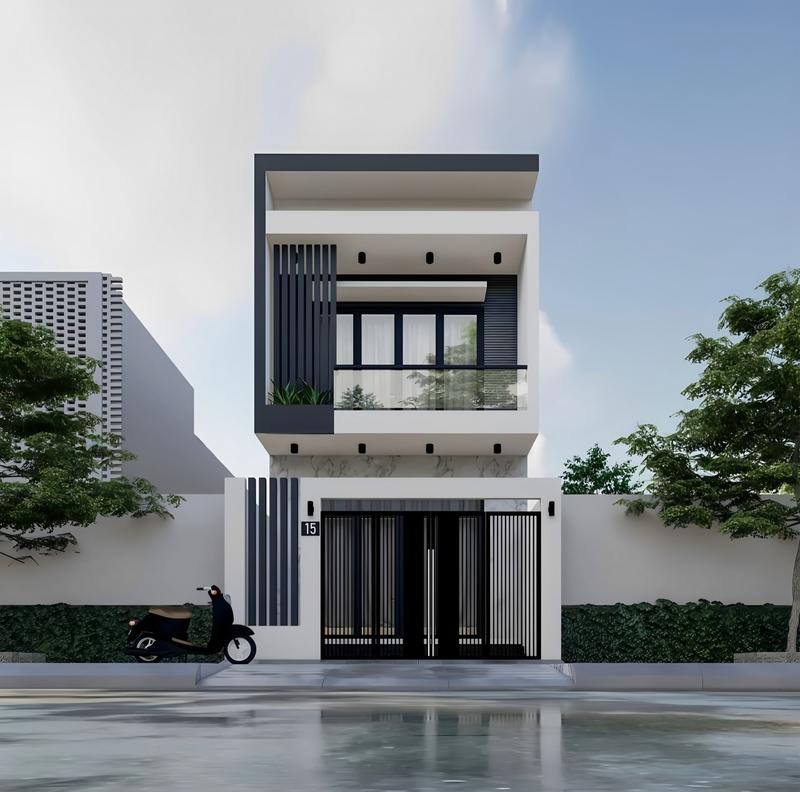 Nhà 1 trệt 1 lầu là kiểu nhà bao gồm một tầng trệt và một tầng lầu