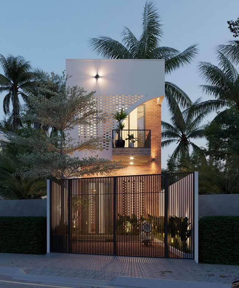 Mẫu nhà 1 trệt 1 lầu 4x12m đẹp, thiết kế tiện nghi, độc đáo