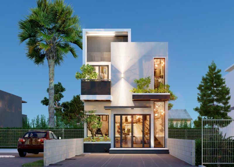 Mẫu nhà 1 trệt 1 lầu 6x15m hiện đại, đầy đủ tiện nghi, tiết kiệm chi phí