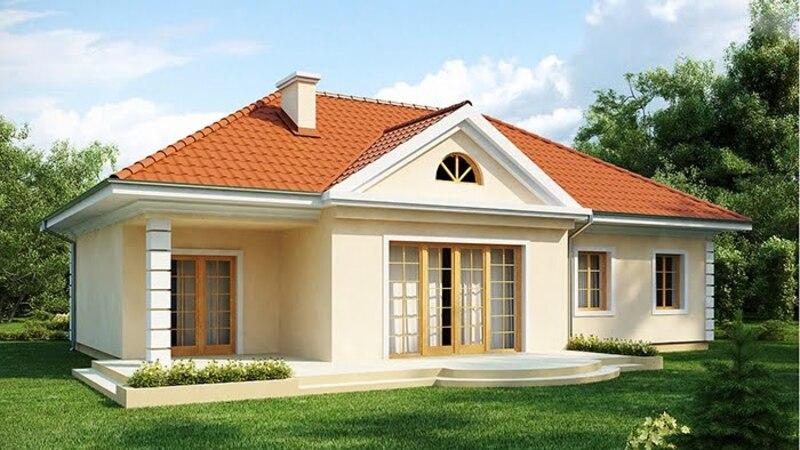 Mẫu nhà 3 gian nông thôn có sân vườn xanh mát, tạo cảm giác thư giãn và thoải mái 