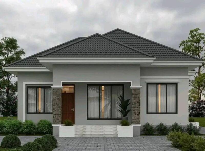 Mẫu nhà 3 gian cách tân là sự kết hợp hài hòa giữa kiến trúc truyền thống và phong cách hiện đại 