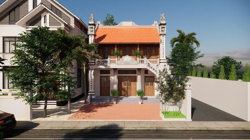 Thiết kế nhà gỗ 3 gian hòa quyện giữa nét truyền thống và tiện nghi hiện đại