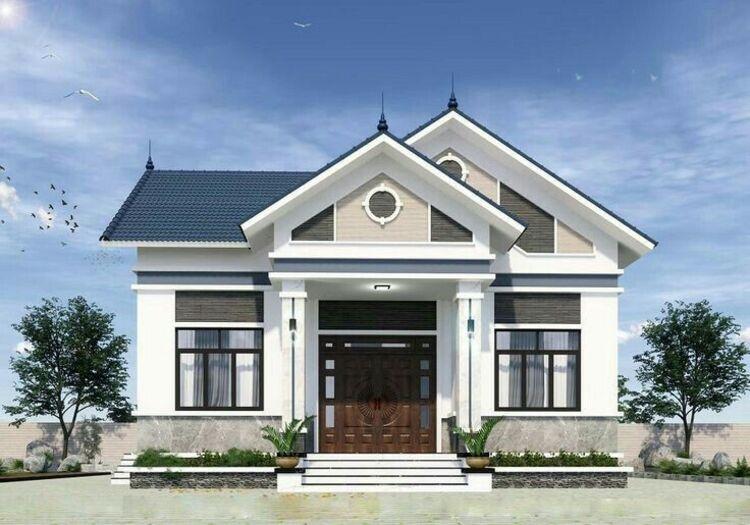 Mẫu nhà cấp 4 4 phòng ngủ 400 triệu phù hợp với vùng nông thôn yên bình