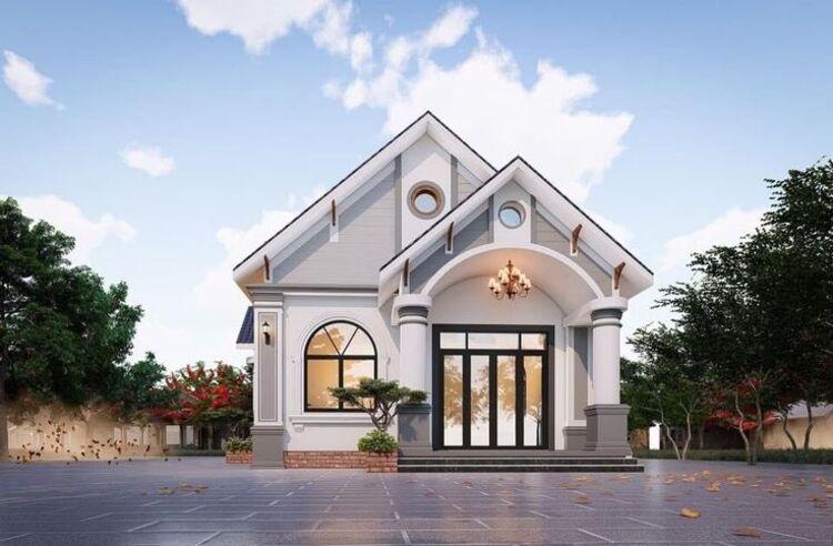 Mẫu nhà cấp 4 4 phòng ngủ 400 triệu mái Thái đẹp, rộng rãi