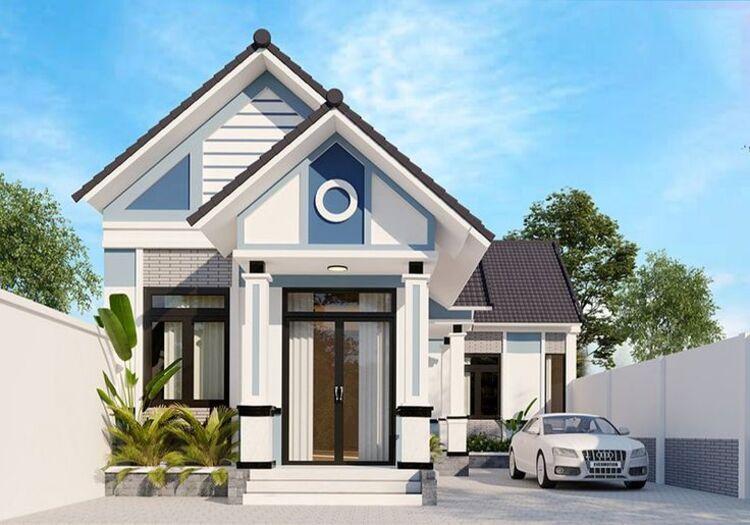 Nhà cấp 4 4 phòng ngủ 400 triệu mái Thái hiện đại, thoáng mát