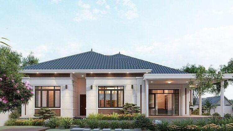 Mẫu nhà cấp 4 4 phòng ngủ 400 triệu 120m2 rộng lớn, bề thế