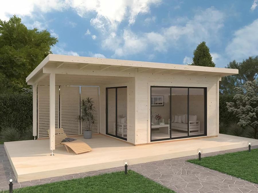 Mẫu nhà lắp ghép diện tích 20m2 nhỏ gọn nhưng đầy đủ tiện nghi