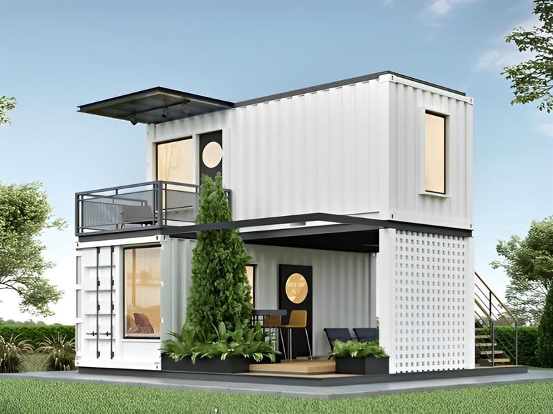 Mẫu nhà lắp ghép 2 tầng 300 triệu đẹp, thi công nhanh chóng, bền vững