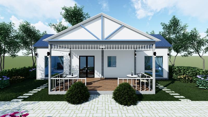 Mẫu nhà lắp ghép 300 triệu cổ điển, lựa chọn lý tưởng cho gia đình nhỏ 