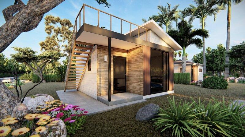 Mẫu nhà lắp ghép 300 triệu đơn giản, tinh tế cho các gia đình trẻ