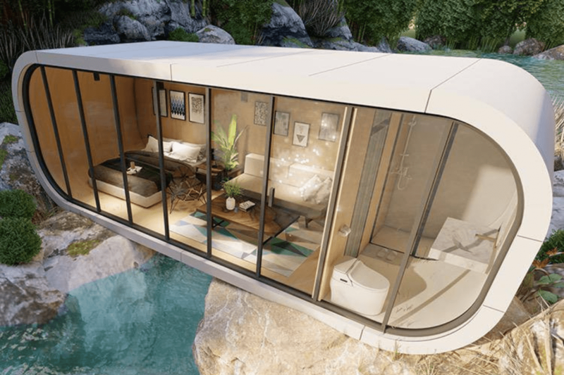 Mẫu nhà lắp ghép 300 triệu homestay thu hút giới trẻ check-in 