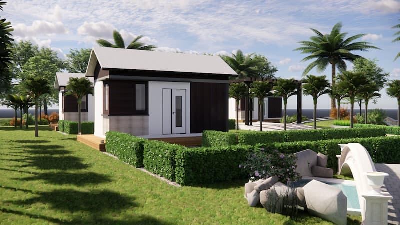 Nhà lắp ghép 300 triệu được ứng dụng làm nhà ở gia đình hoặc homestay