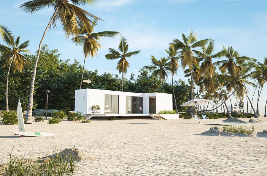 Mẫu nhà lắp ghép diện tích 45m2 gọn gàng, tối ưu chi phí